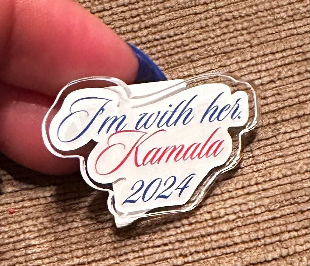 Bundle Women for Kamala shirt and I’m with her button